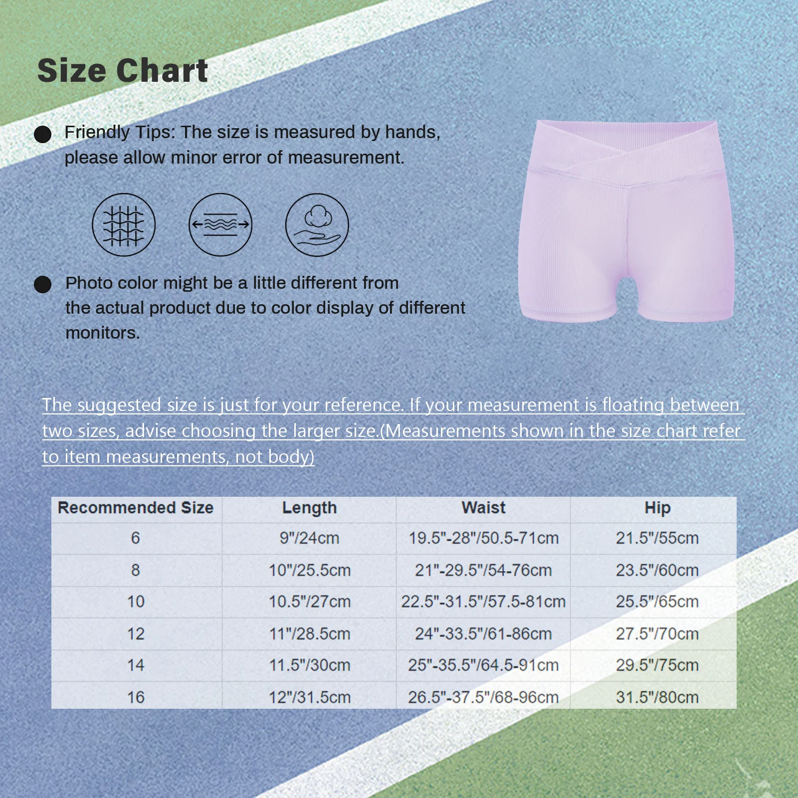 Kids Girls Ballet Dance Shorts V-Front Elastic Waistband Ribbed Boxer Shorts Bottoms for Sports Gymnastics Workout Running Yoga