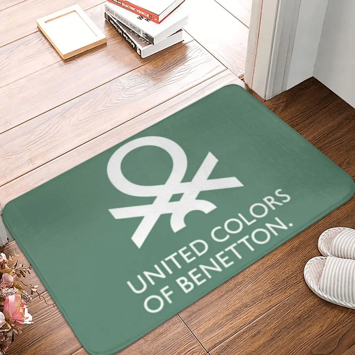 United Colors Of Benetton Anti-slip Doormat Floor Mat Carpet Rug for Kitchen Entrance Home Bathroom Living room Footpad Mats