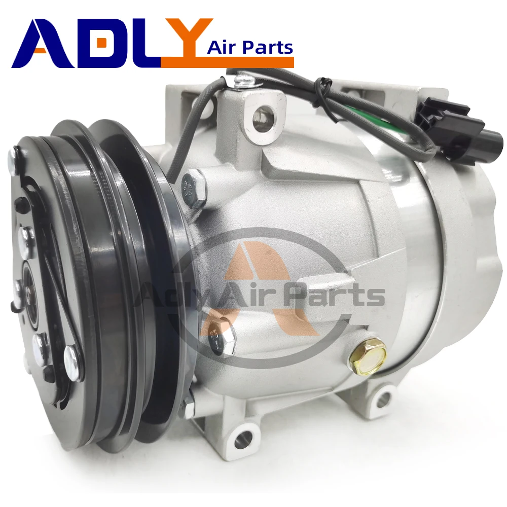 CM7579 에어컨 컴프레서 24V 현대기계 굴삭기 로더 LC 220 11Q6-90040 11Q6-90041 11Q690040 A5W00258A