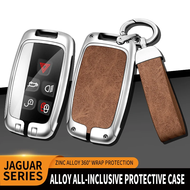 Car Remote Key Case Cover Shell For Land Rover Range Rover Sport Evoque Freelander Velar Discovery 4 Jaguar XE XJ XF Guitar