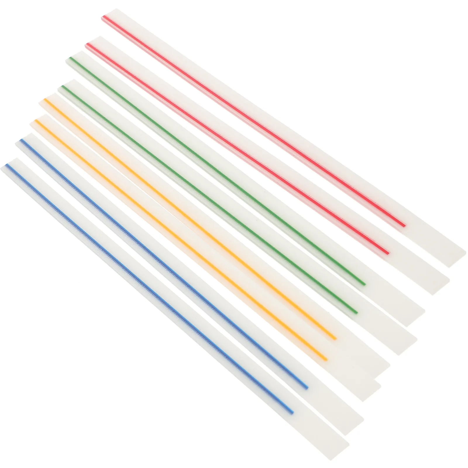 

2Sets Long Adhesive Reading Strips for Book Annotation Page Marking Sticky Tabs Highlighter Tape for Students Teachers Reading