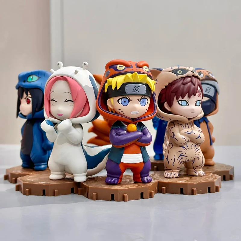 

New NARUTO Shippuden BNFIGURE Q Pajamars Series Blind Box Model TOP TOY Uchiha Sasuke Ornament Children's Toy Figures
