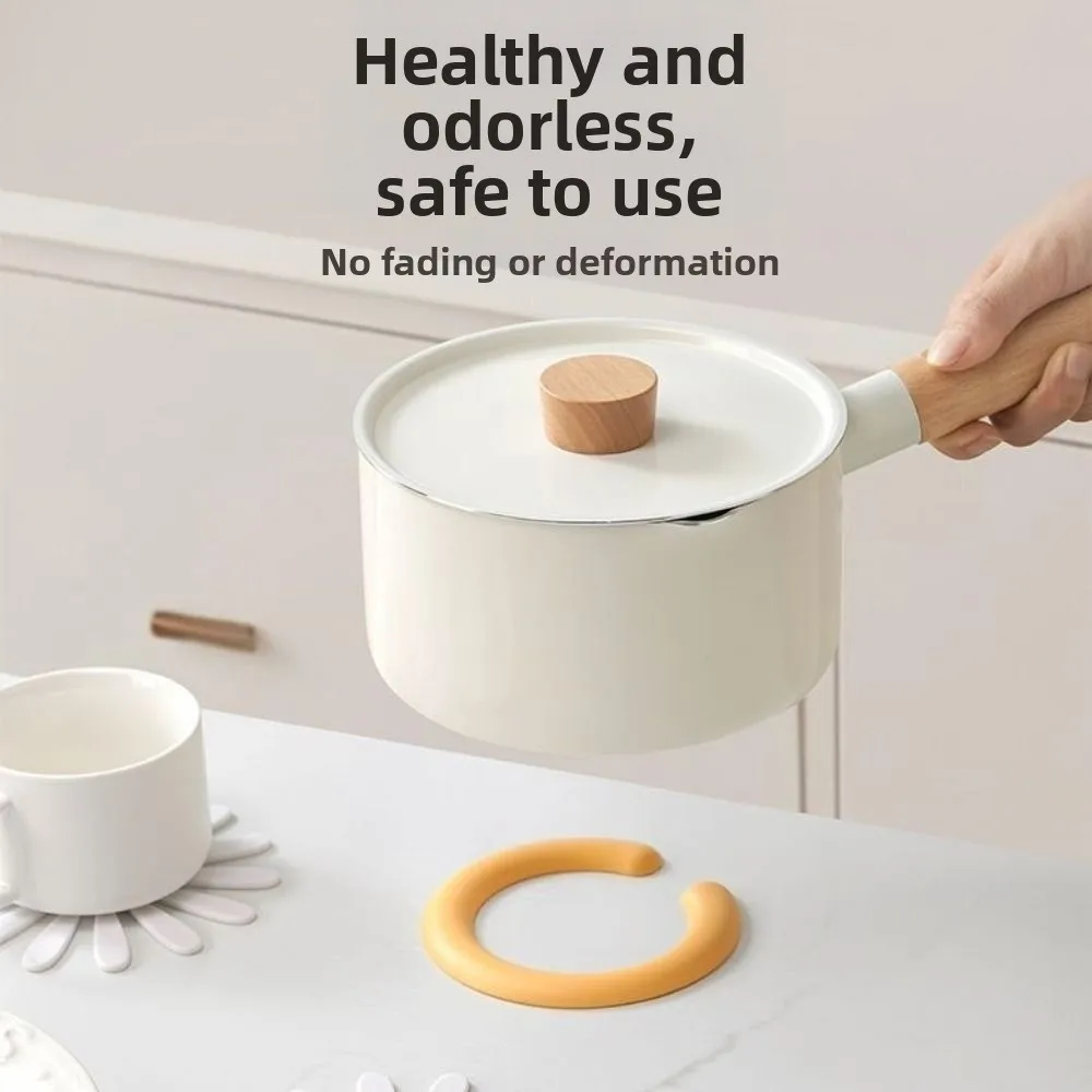 Anti Scald Tree Shape Table Mat Heat Resistant Anti-fouling Daisies Coaster Creative Non-slip Silicone Placemats Set