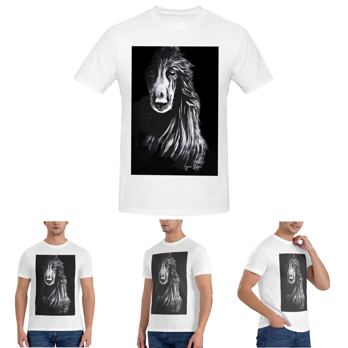 

Черная мужская футболка Afghan In Shadows, хлопковые футболки больших размеров, мужские футболки с коротким круглым вырезом, топы S-6XL