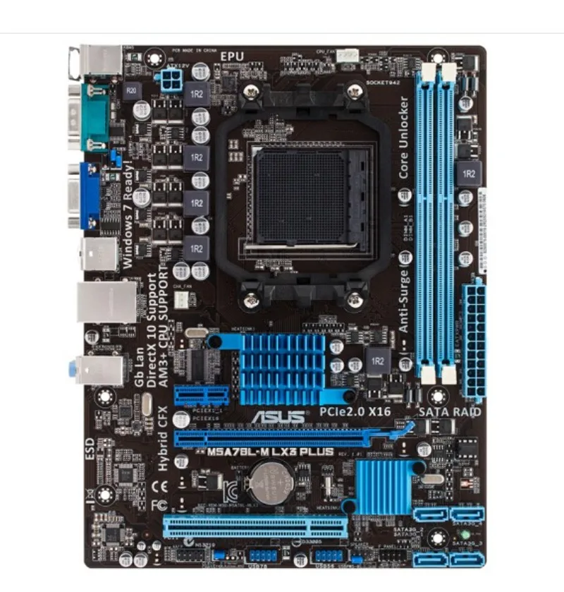 M5A78L-M LX3 PLUS AMD 760G Motherboard AM3+ Supports The Fx8300 Series