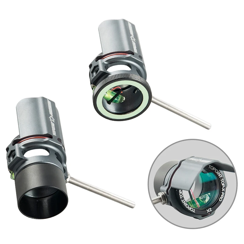TP8750 Compound Boog Scope Sight 2x4x6x8x Scope Sight Lens 28mm 0.019 Glasvezel 7075 Aluminium Boogschieten Sight Accessoires