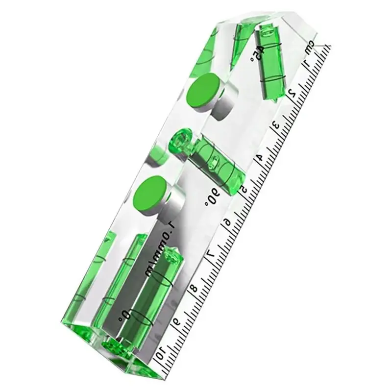 ABBP-Acrylic Level Ruler High-Precision Strong Magnetic Spirit Level Water Gauge Linear Measuring Tool Construction DIY