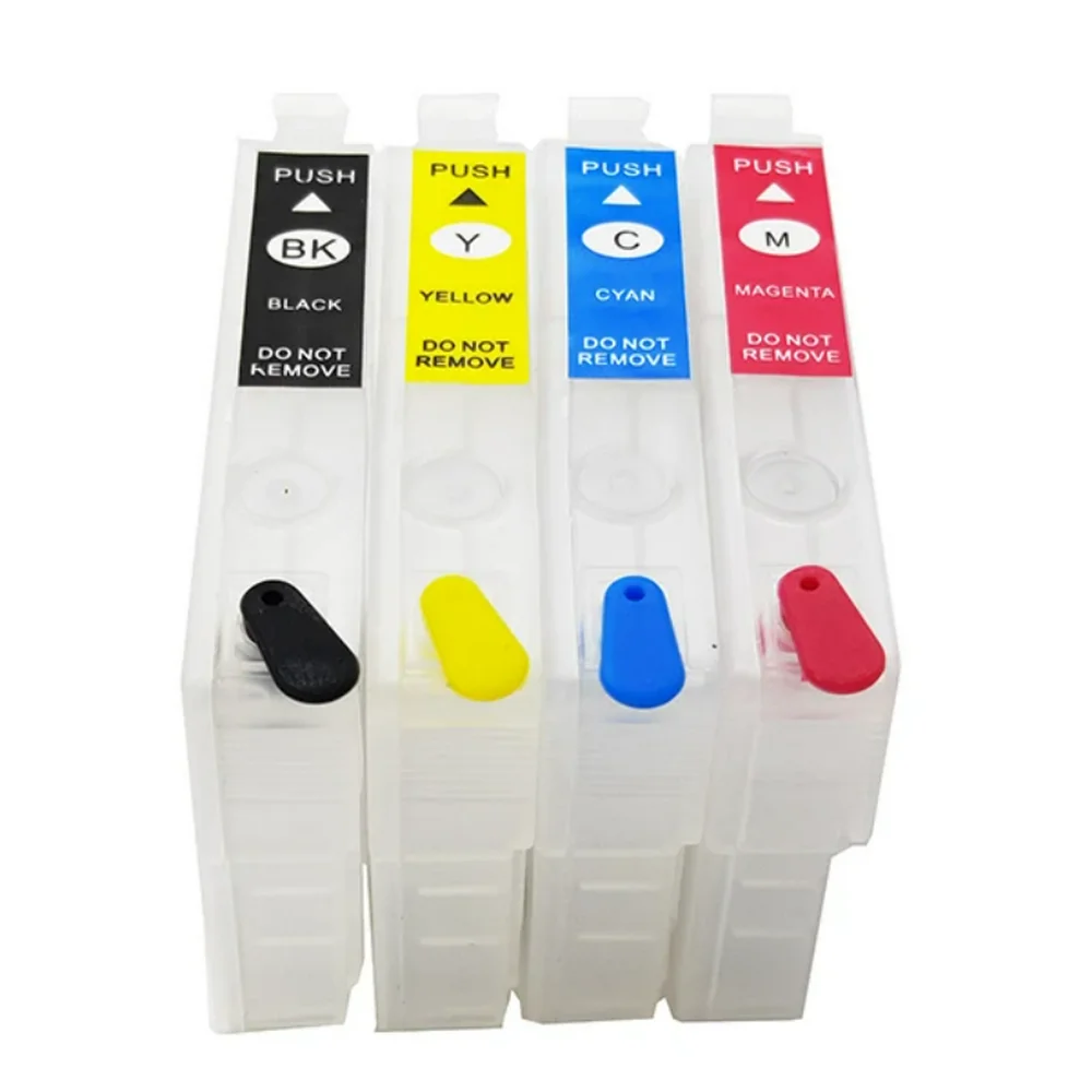 eikshop 212 212XL Refillable Ink Cartridge No Chip For Epson Expression Home XP-4100 XP-4105 WorkForce WF-2830 WF-2850 Printer