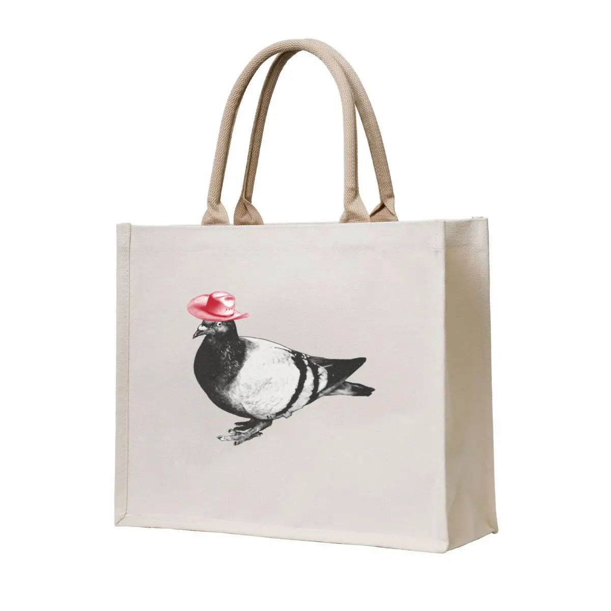 

Pigeon in a Cowboy Hat Tote Bag canvas bags custom bags cute tote bag