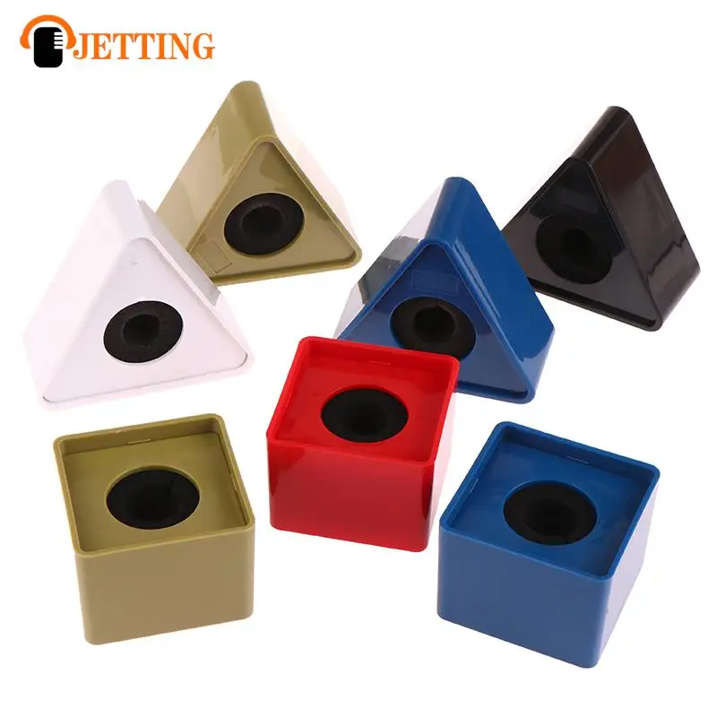 Microphone Logo Flag Station Square Shaped Interview KTV Mic Station Cube Interview Box ABS Prop Stand News Reporter Injection