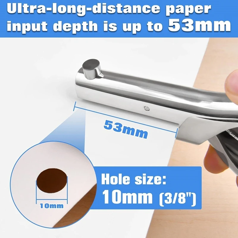 Deep Throat Heavy Duty Hand He - Paper Punch 3 Hole recension och pris