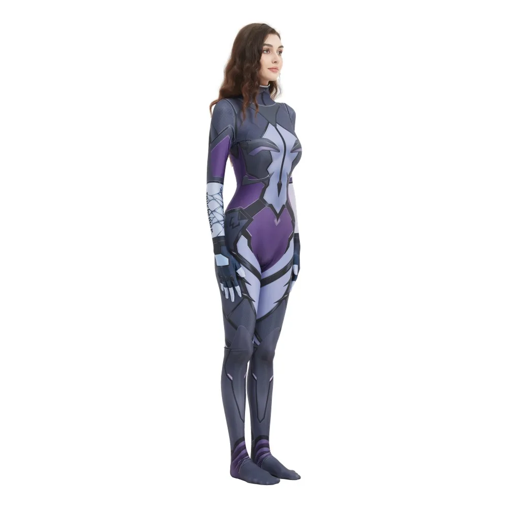 Game Overwatch 2 Costumes Widowmaker Cosplay Costume Women Female Girls Suit Zentai Geek Girl Bodysuit Adults/Kids Costumes