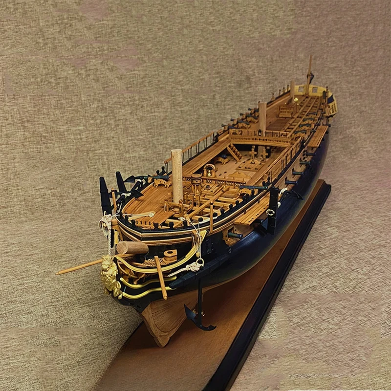 1/72 Ship Model Belle Poule 1780 French 36-gun Frigate DIY Simulation Ship Model Collection Class Ship Model Kit Gift Collection