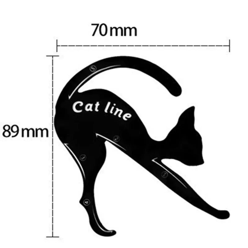 2pcs Eyeliner Stencils Cat Line Eyeliner Stamps Models Eyeliner Template Shaper Eye Liner Makeup Tool Eyes Liner Template Shaper