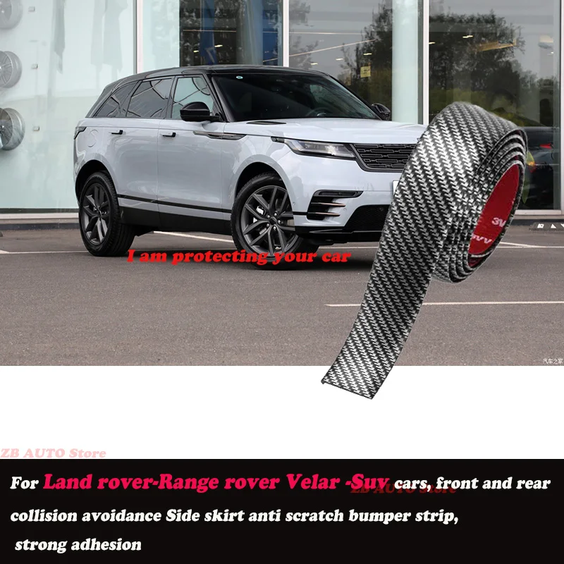 

Front and rear lip side skirts, anti-collision and scratch resistant bumper strips suitable For Land rover Range rover Velar Suv