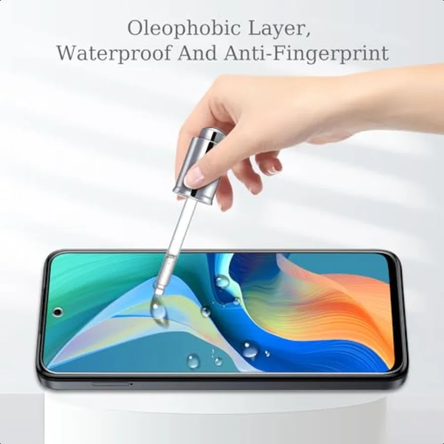 Pokolan [3Pack] Screen Protector for Motorola Moto G Power 5G 2024 Tempered Glass Film 9H Hardn Bubble Free Easy to Install Cas