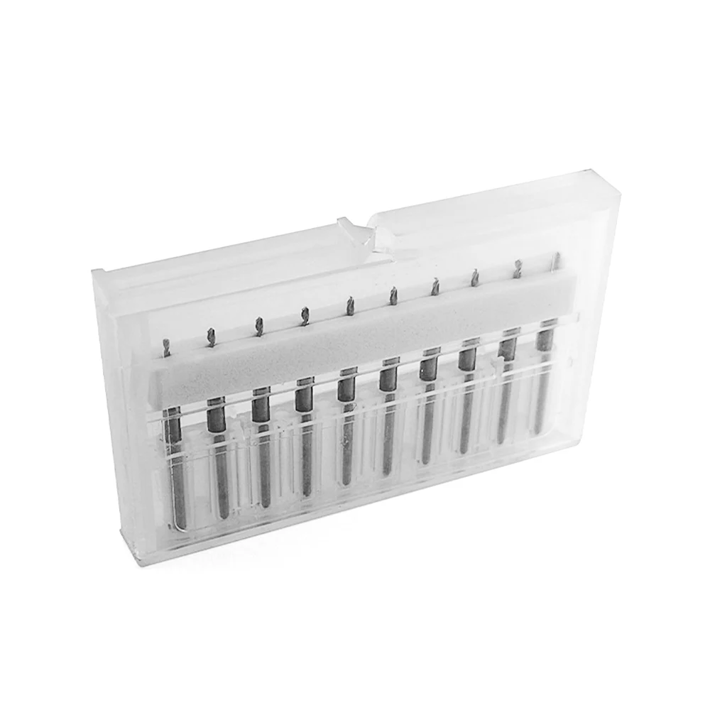 VACK Carbide Alloy Drill Tungsten Steel Hard Stainless Twist Bit Straight Handle Solid Drill For CNC Machine Tools 0.3-3.99mm