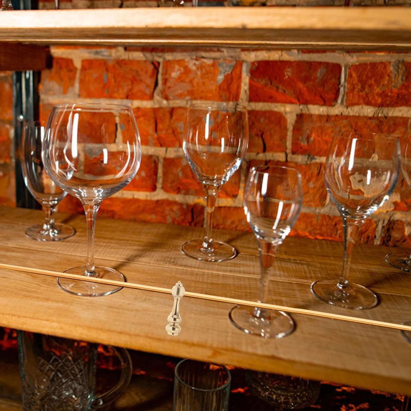 10 قطعة سبائك الزنك درابزين آخر غطاء الأثاث الأجهزة موصلات ل سياج زجاجي خزانة مشروبات عربة تصميم متعدد الوظائف #5