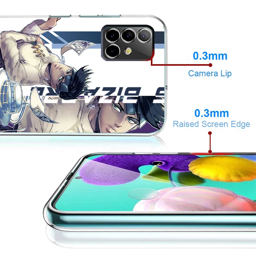 JoJo Bizarre Adventure Anime Phone Case for Samsung Galaxy A15 A14 A13 A12 A55 A54 A53 A52 A35 A34 A33 A32 A25 A24 A23 A22 A04S