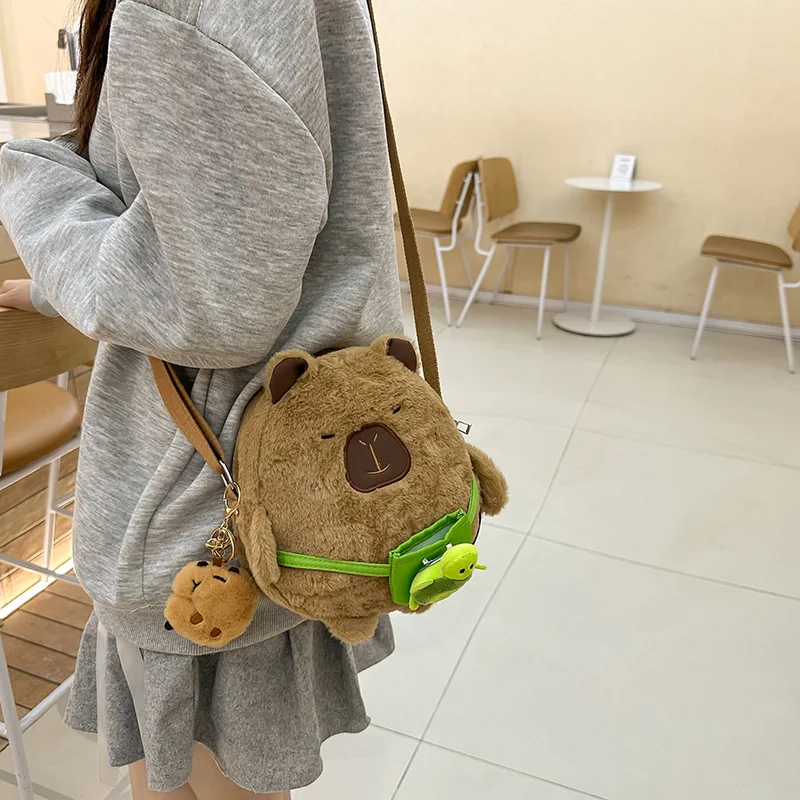 2025 New Cute Student Daily Versatile Storage Phone Bag, Crossbody Small Round Bag, Female Ins