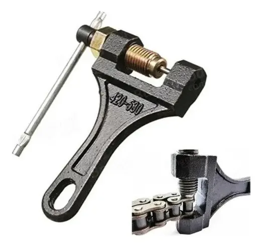 Versatile Chain Breaker All-Terrain Vehicle Universal Chain Breaker Tool Durable Steel 420-530 Chain Easy DIY Repair Motorcycle
