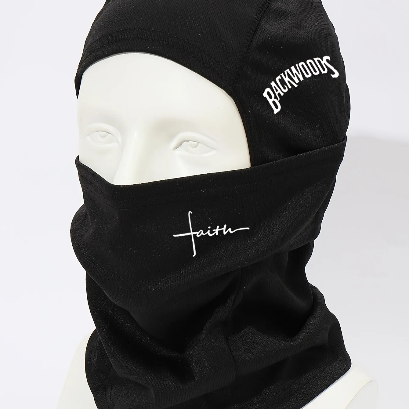 1 قطعة/2 قطعة/3 قطعة اختياري-قبعة بالاكلافا مطبوعة من الخشب الخلفي مقاومة للرياح والغبار قابلة للتنفس - قناع وجه كامل للرياضات الخارجية للجنسين #2