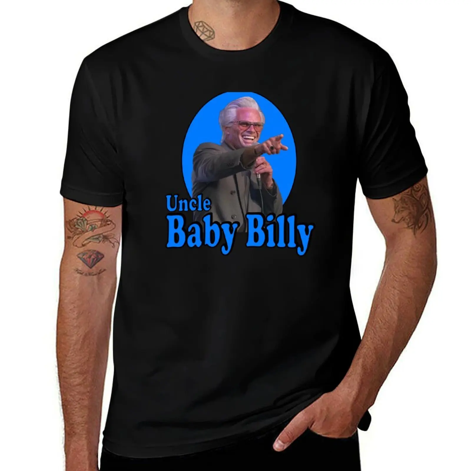 Uncle Baby Billy Righteous Gemstones Hilarious TV Show Character Humor T-Shirt Long Lasting Casual T-Shirt