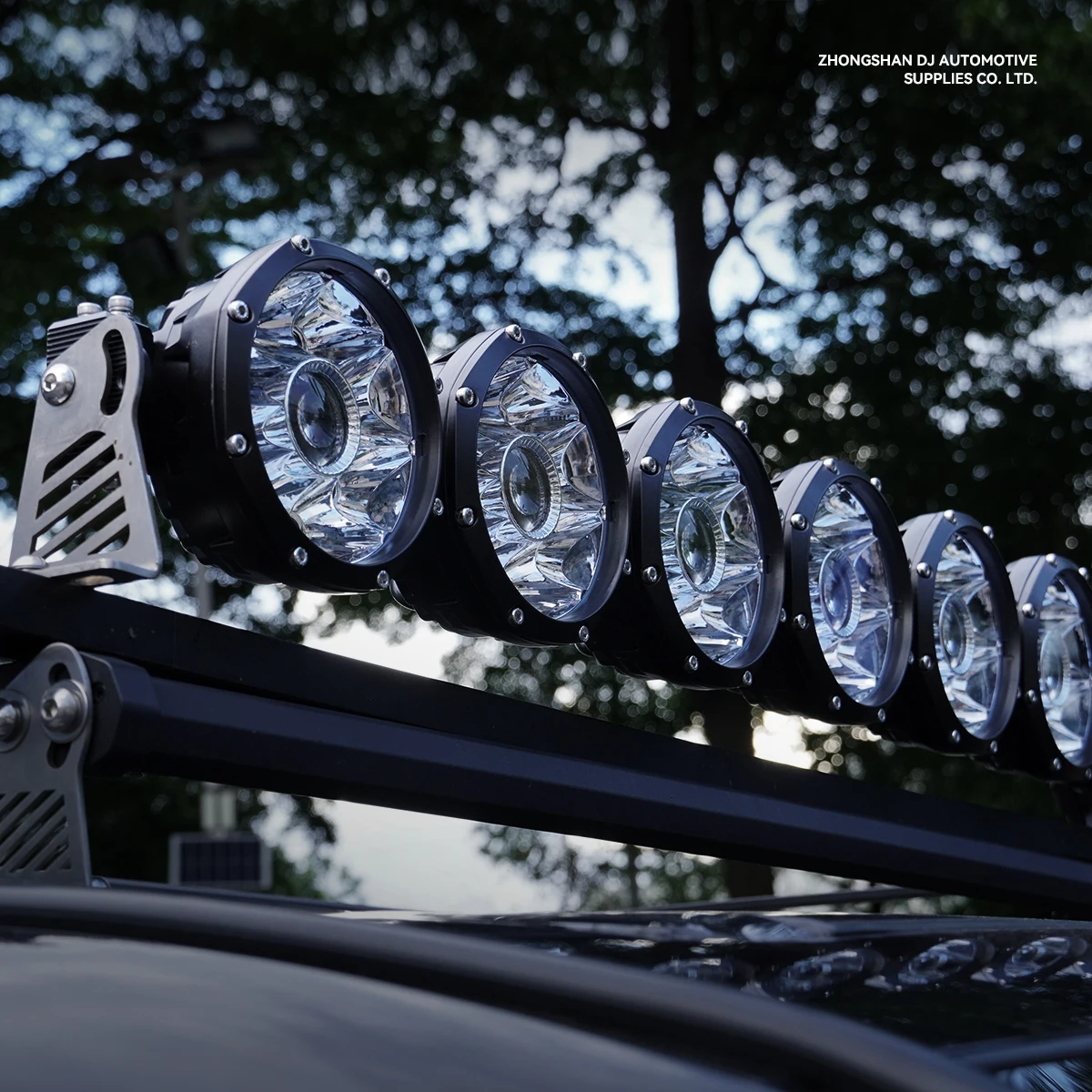 

52 Inch 12V KC StrobeAmber Modular Linkable LED Light Bar For Toyota Land Cruiser Heavy Duty Work Ford F-150 Light Bar Light 4X4