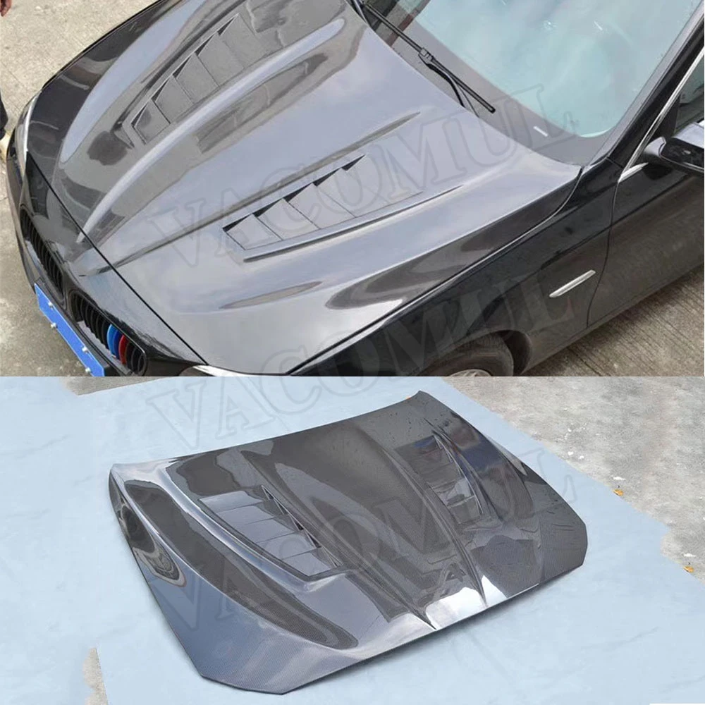 

Накладка на вентиляционное отверстие капота из карбона для BMW 5 серии F10 2012-2017, стайлинг автомобиля