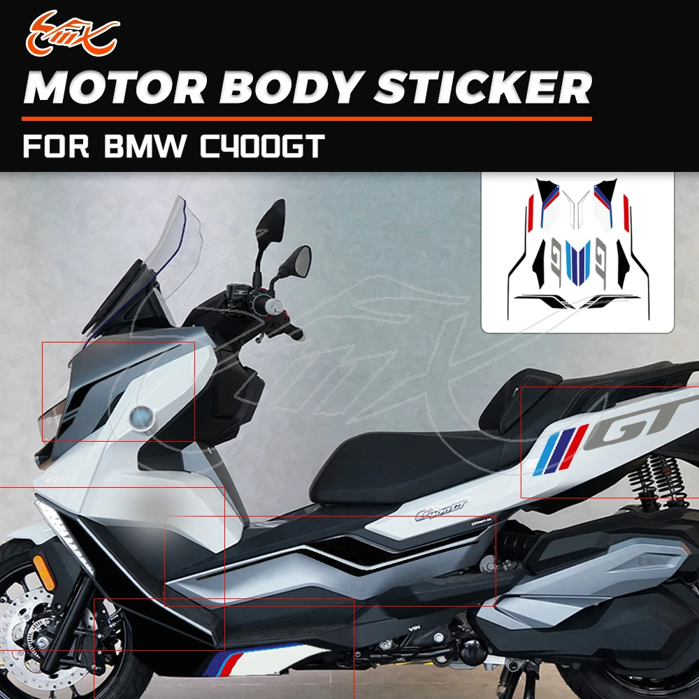 

Fit for BMW C400GT C-400GT 2022 Motorcycle Modified Kits Fairing Sticker Waterproof Decoration Body Decals