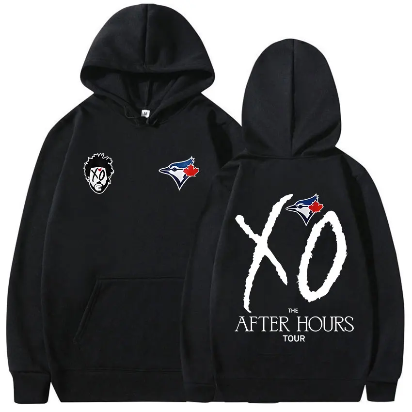 

Худи с принтом Rapper The Weeknd After Hours Xo Tour Album 2025, осенне-зимнее, в стиле хип-хоп, свободного кроя, для мужчин и женщин