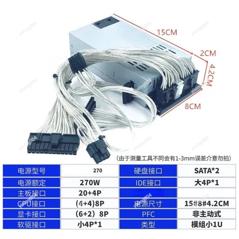 

Flex 1U Modular PSU, Low Noise Power Supply for Mini ITX and NAS PC