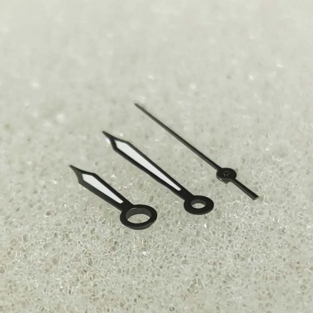 Green Luminous Black Edge Watch Hands New Modified Watch Accessories Needle for Japanese NH35/ NH36/ 4R/ 7S Movement