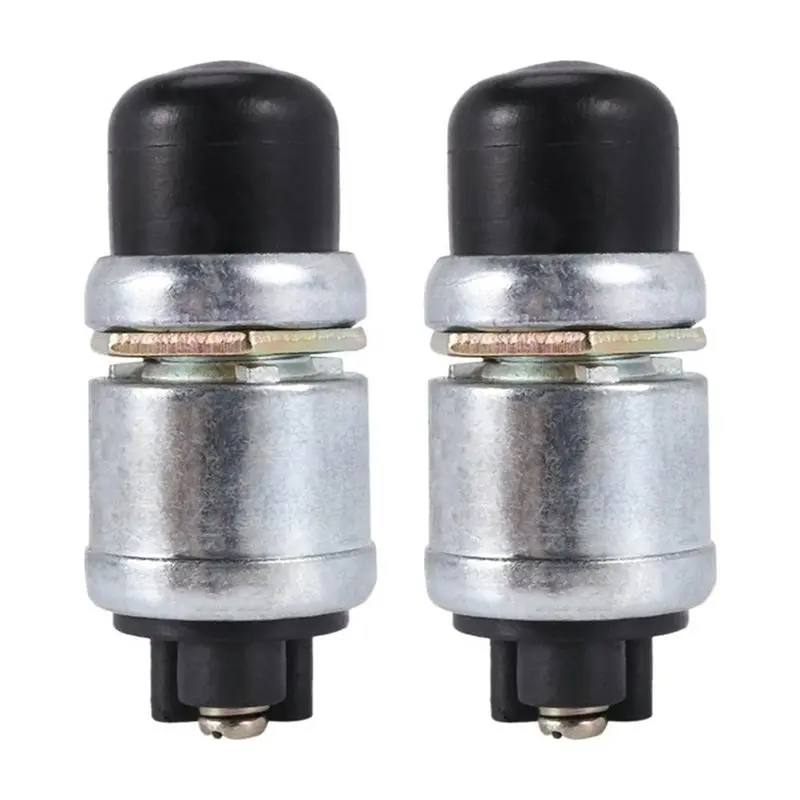 A03Z-Heavy-Duty Momentary Start Switch 12V Dc Weatherproof Push Button Engine Start Switch 2Pcs 50 Amps