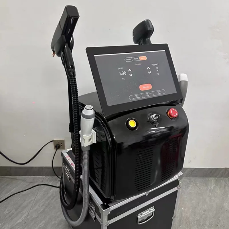 4in1 4000w Soprano Titanium Ice Platinum Diode 755 808 1064nm 4 Wavelength Laser ND:YAG Machine Painless Hair Removal Machine