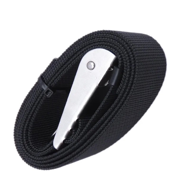 

1.8M Professional Adjustable Scuba Diving Weight Belt Webbing Strap & Stainless Steel Buckle Equipments Black