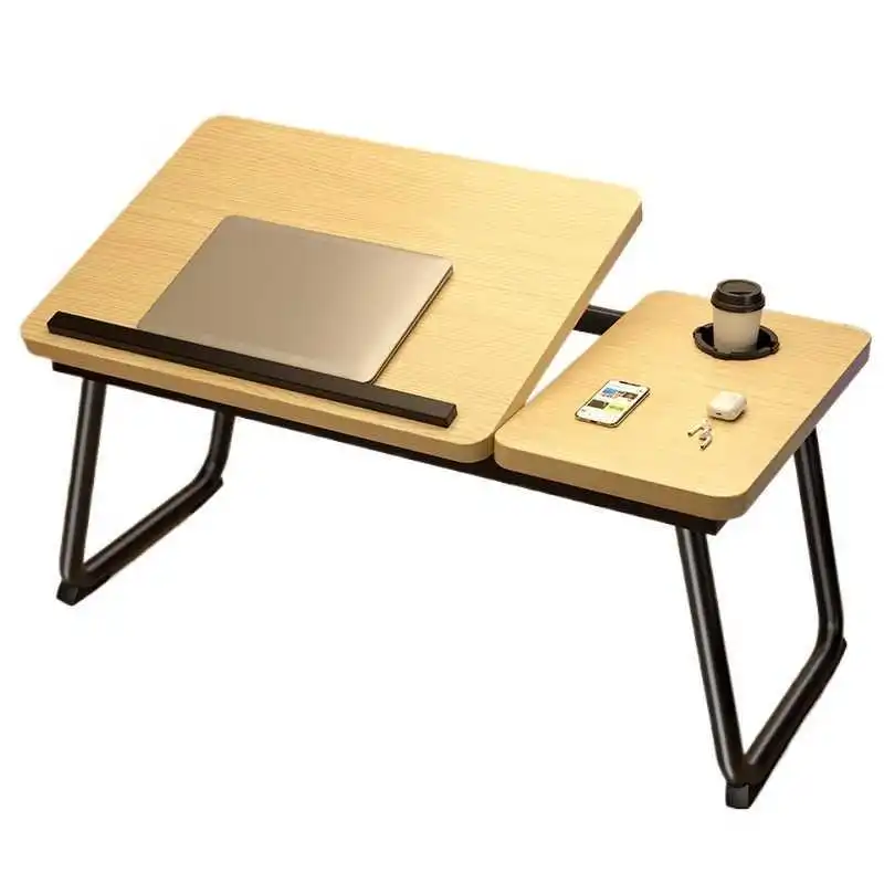 Bedcomputertafel kan worden opgetild en opgevouwen, slaapkamer thuiskantoor slaapzaal luie studeertafel