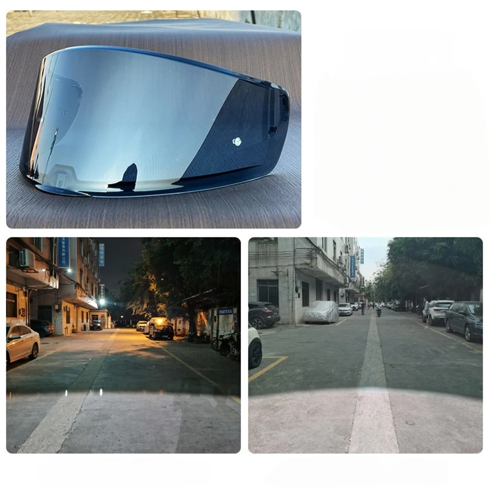 Motorcycle Helmet Visor plating silver Deep Smoke Replacement Lens helmet Visor Fit for LS2 FF801 FF397 6