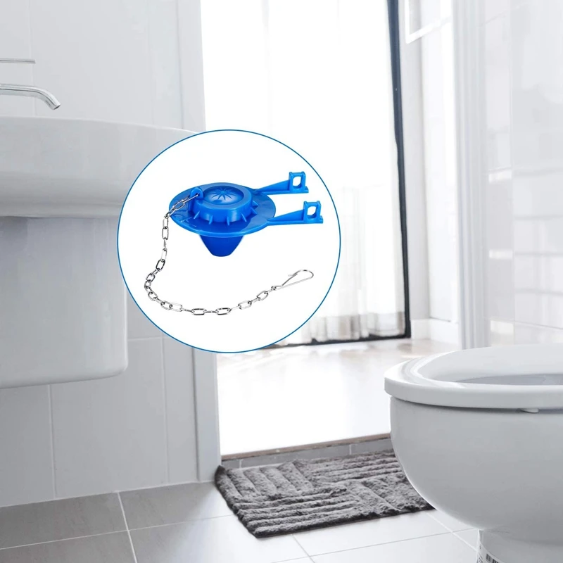 Chaîne de poignée de toilette en acier inoxydable, 10 pièces, chaîne de levage de clapet de toilette de remplacement, convient à la plupart des Flappers-A51M de toilettes