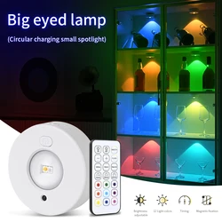 LED RGB Under Cabinet Lights Led Light Wireless Rechargeable Bedroom Lamps Remote Control Night Lamp For Bedroom Kitchen decor
