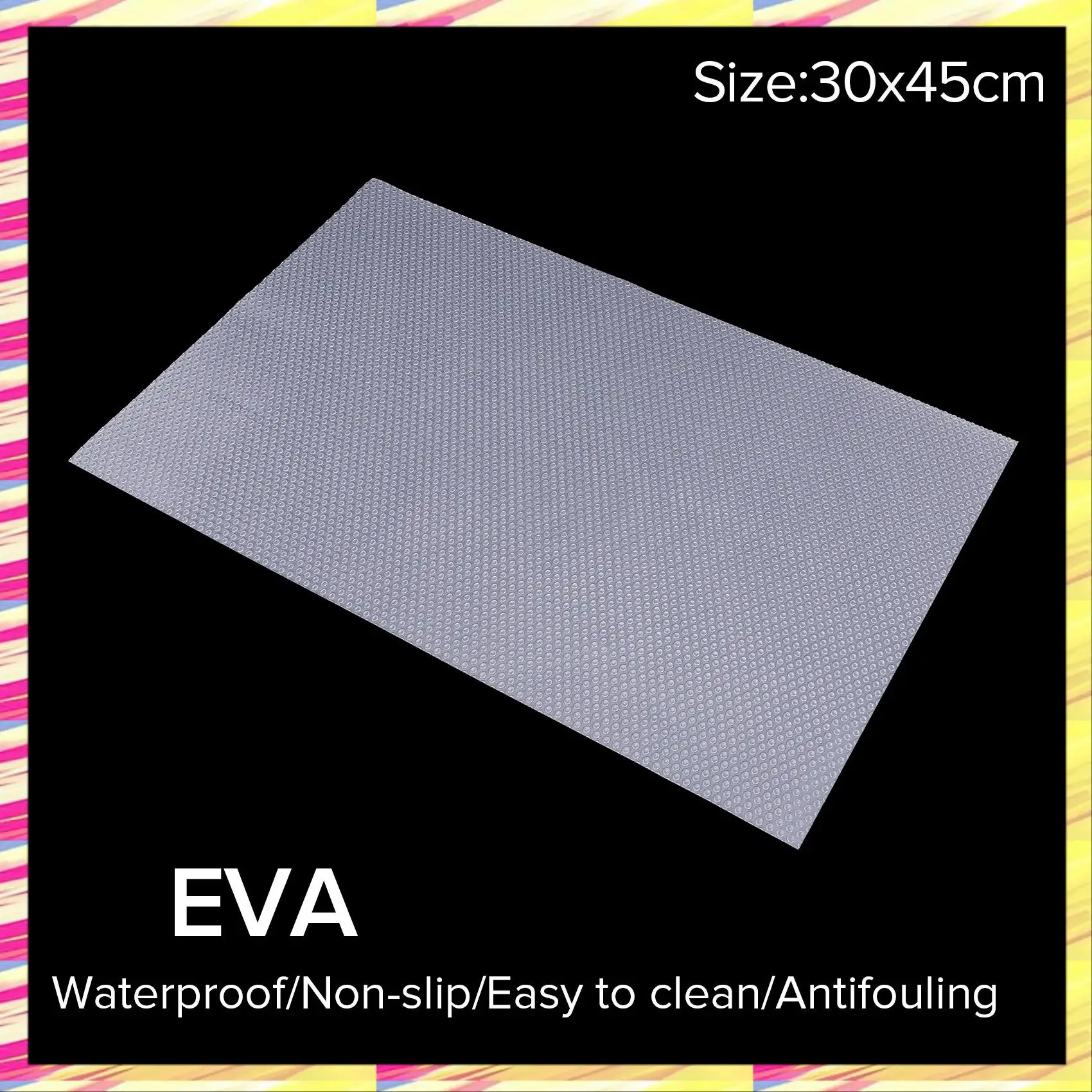 

ABJJ Refrigerator Mats For Shelve, 7 PCS Refrigerator Liners Washable Fridge Shelf Liners And Mats