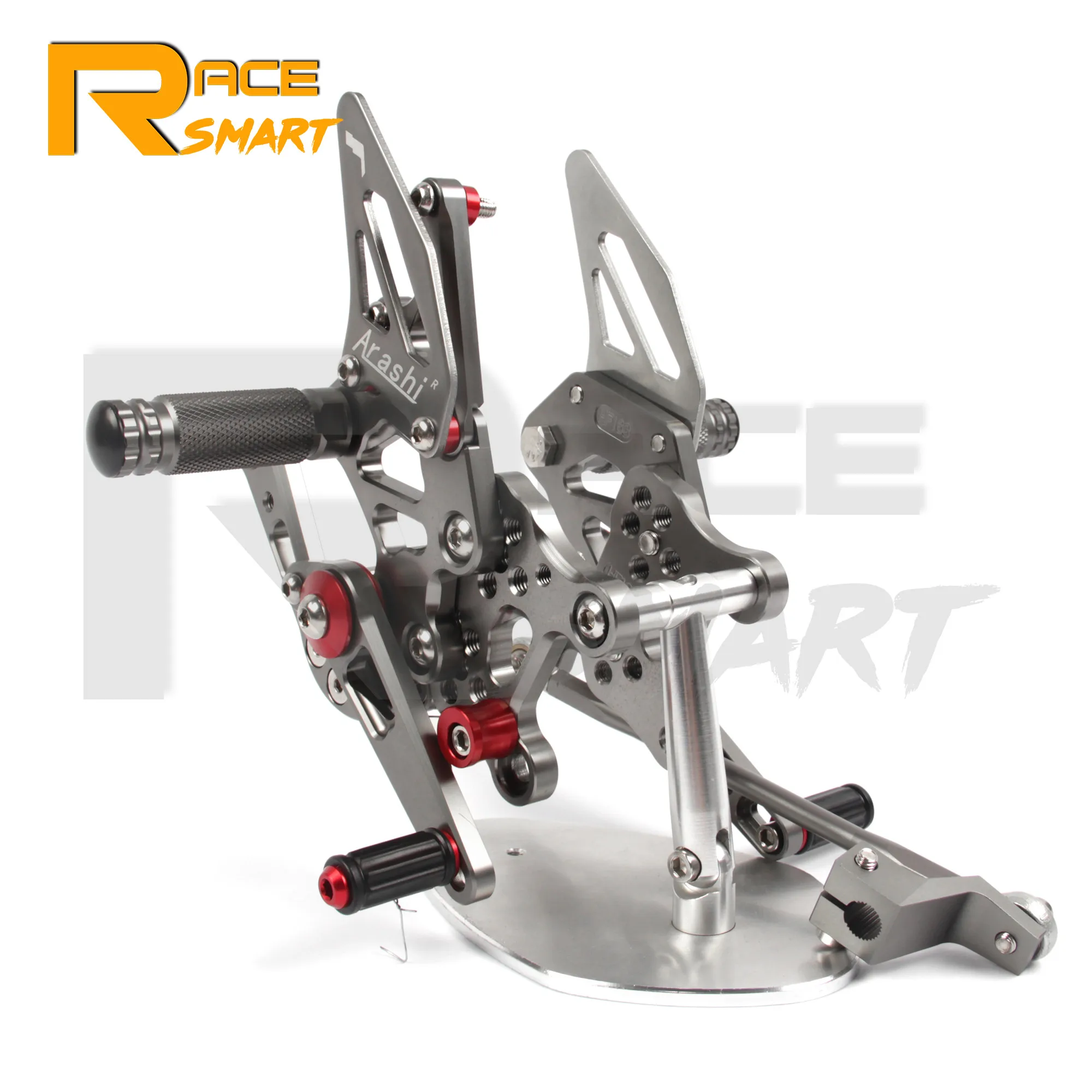 For APRILIA RSV4 / RSV4R / FACTORY 2009-2012 Motorcycle CNC Adjustable Rearset Rearsets Footrest Footpegs Accessories 2010 2011