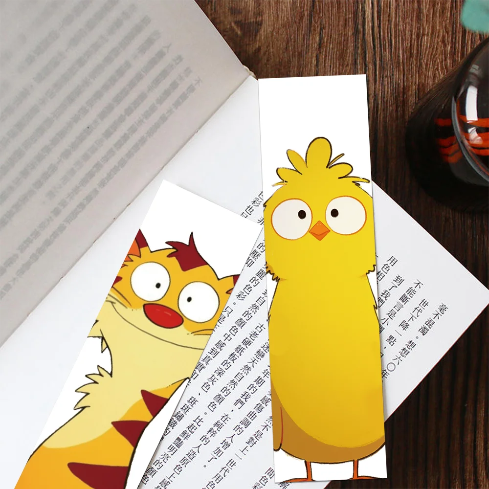 Imagem -05 - Animal Engraçado Cartoon Bookmarks Páginas de Leitura Rotulagem de Livros Decoração para Estudantes Página Faça Você Mesmo Presentes Criativos 30 Pcs