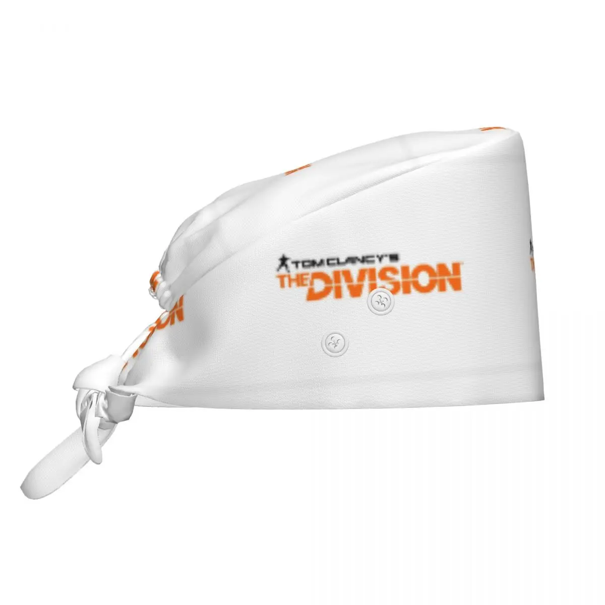 Tom Clancy's The Division 2 Scrub Hat Doctor Working Surgical Cap Men Women Adjustable Nursing Caps for Dentist