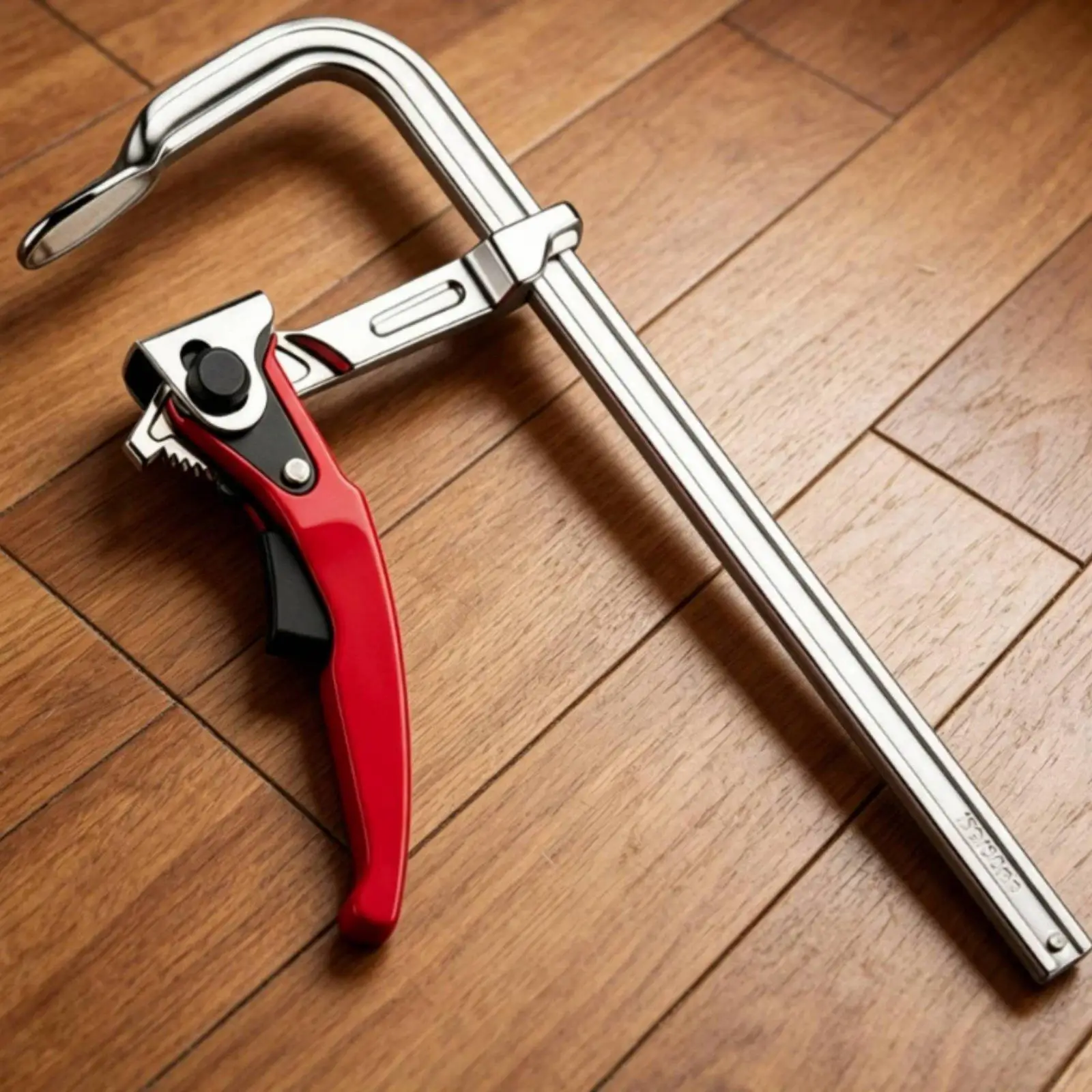 Industrial Ratchet Clamp 9 Step Quick Release Hand Tool for Woodworking Metalworking Projects