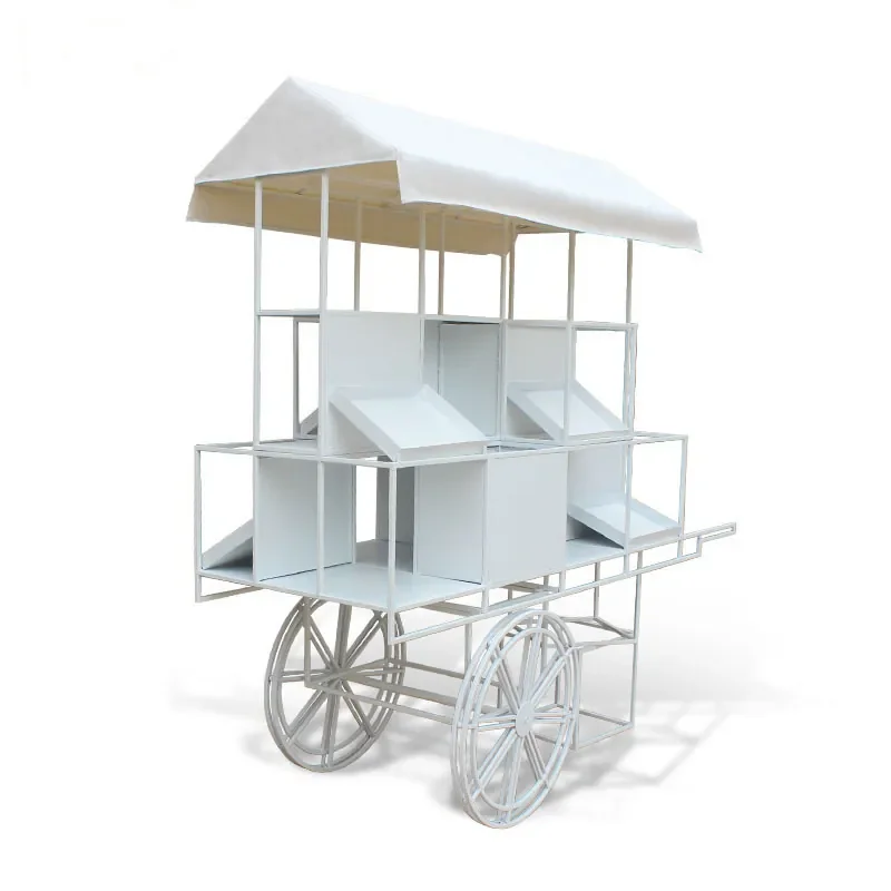 

Wrought Iron Wedding Float for Outdoor Wedding Shooting Props Iron Gardening Photography Flower Stand Decoration