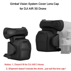 Wtohoby  for DJI AIR 3S Gimbal Vision System Lens Unified Protection Cover Cap Resistant To Impact Scratches Dust Accessory