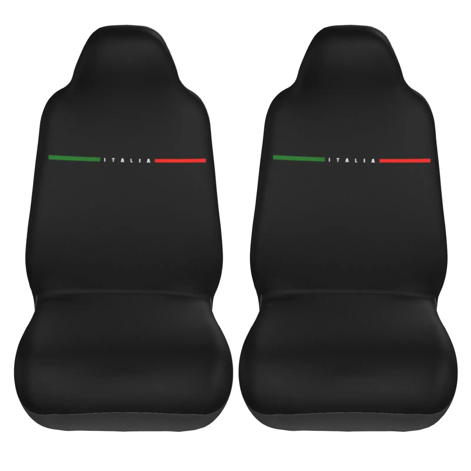 

[ITALY Pattern Print] Front Row Car Cover 1pc/2pcs Luxury Car Protector HighEnd Comfort, Universal Fit, Durable Desig