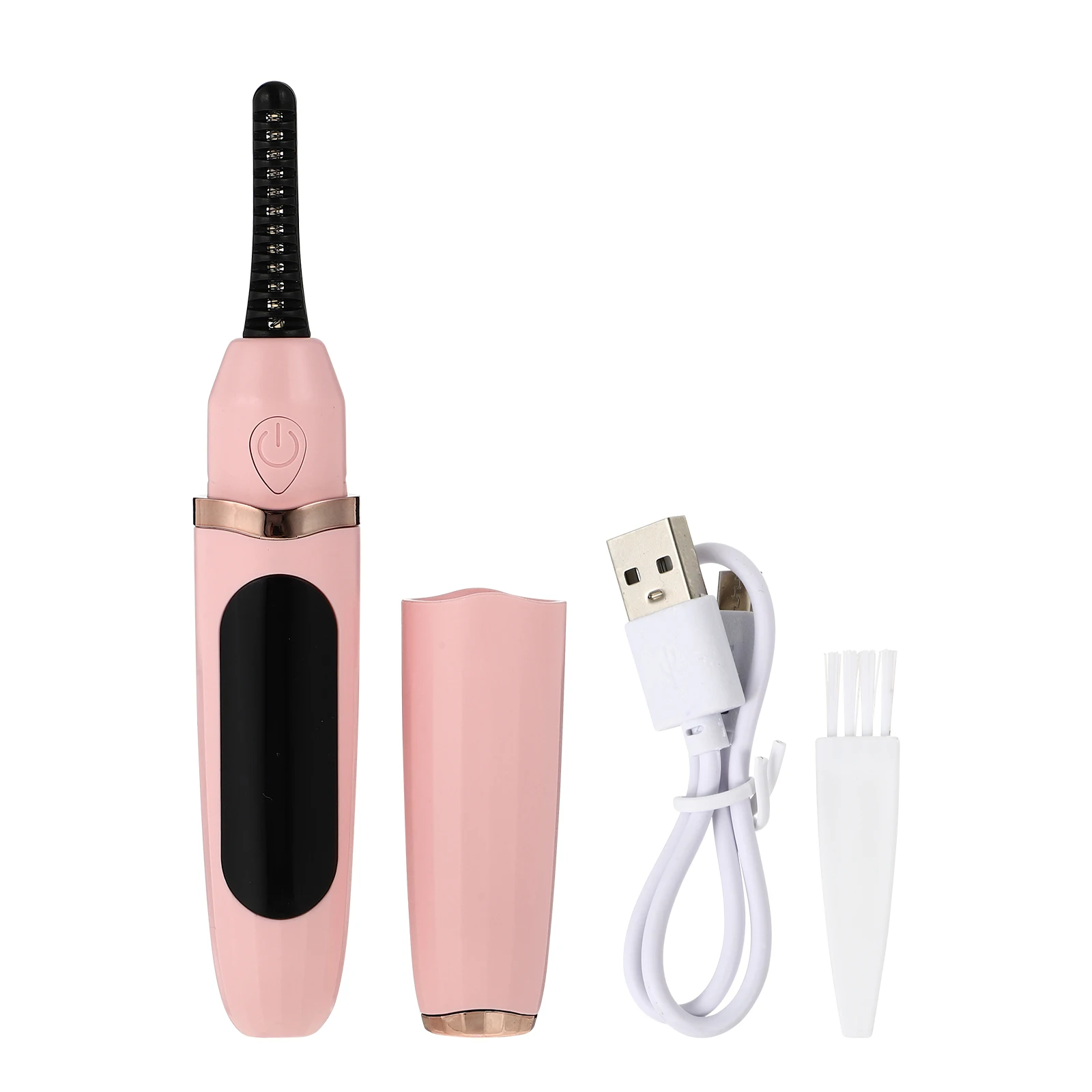 1 セット 1 セット電気加熱まつげカーラー高速加熱インテリジェント温度制御ポータブルメイクアップツール女性女の子ギフト用