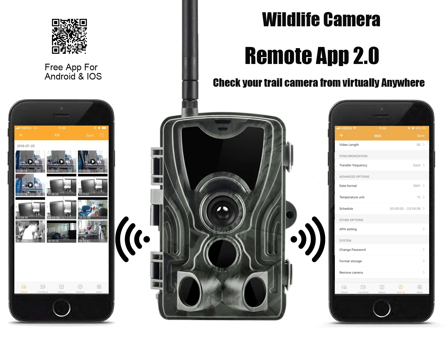 Free APP Cloud Service 4G Trail Camera 4K/2K Video Stream Hunting Cameras HC801PRO With 5000mAh LI-Battery Wildlife Surveillance